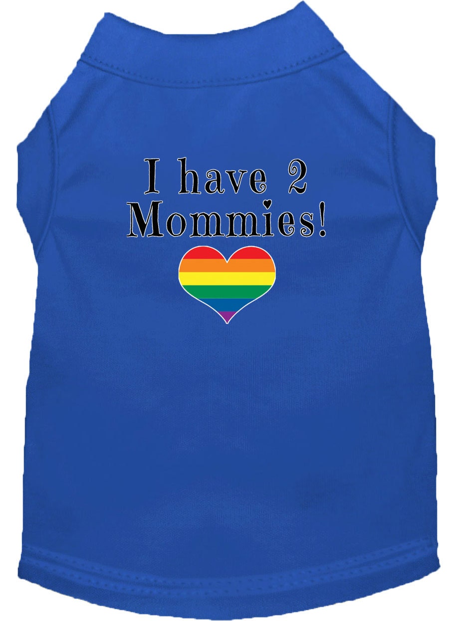 Pet Shirt "I Have Two Mommies"