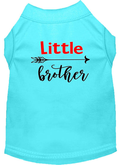 Camiseta para perros y gatos con serigrafía "Little Brother"