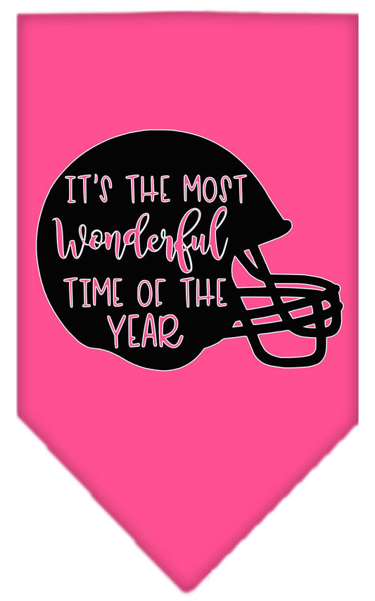 Pet and Dog Bandana, "Most Wonderful Time Of The Year (Football)"