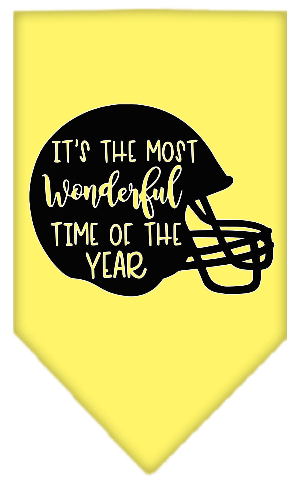 Pet and Dog Bandana, "Most Wonderful Time Of The Year (Football)"