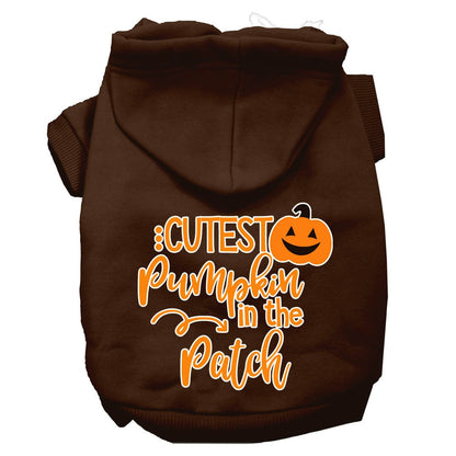 Halloween Pet Hoodie "Cutest Pumpkin In The Patch"