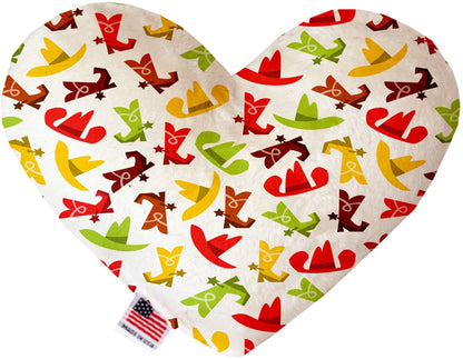 Pet and Dog Plush Heart or Bone Toy, "Fiesta Group" (Available in different sizes, and 5 different pattern options!)