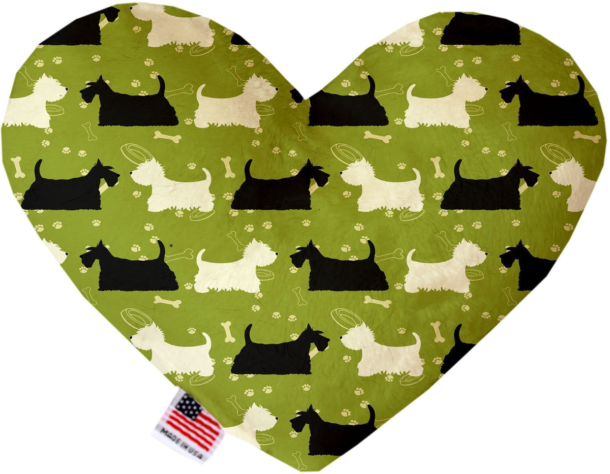 Pet & Dog Plush Heart or Bone Toy, "Westie World Group"