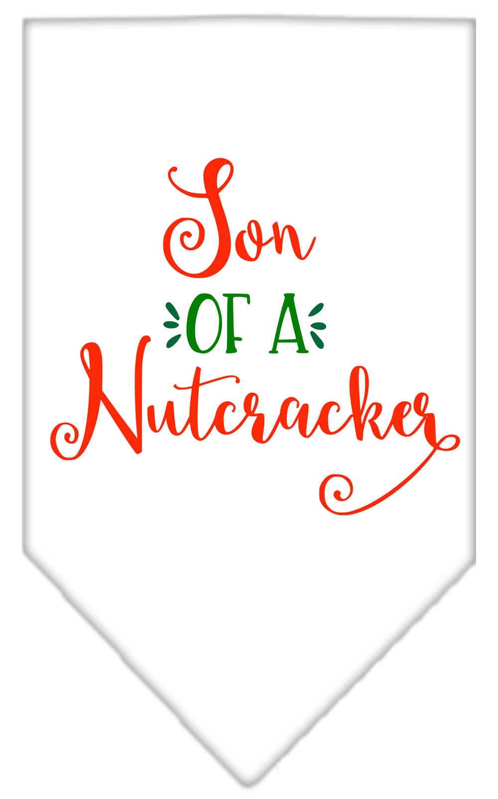 Christmas Pet and Dog Bandana Screen Printed, "Son Of A Nutcracker"