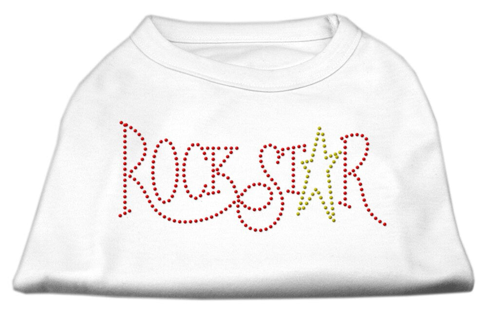 Pet Dog & Cat Shirt Rhinestone, "RockStar"