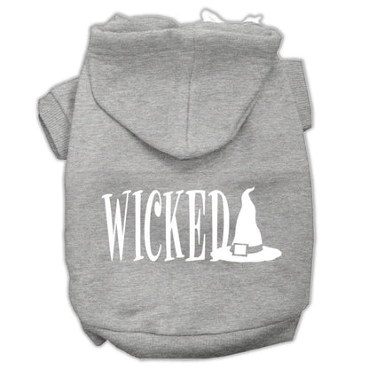 Halloween Pet Dog & Cat Hoodie Screen Printed, "Wicked"