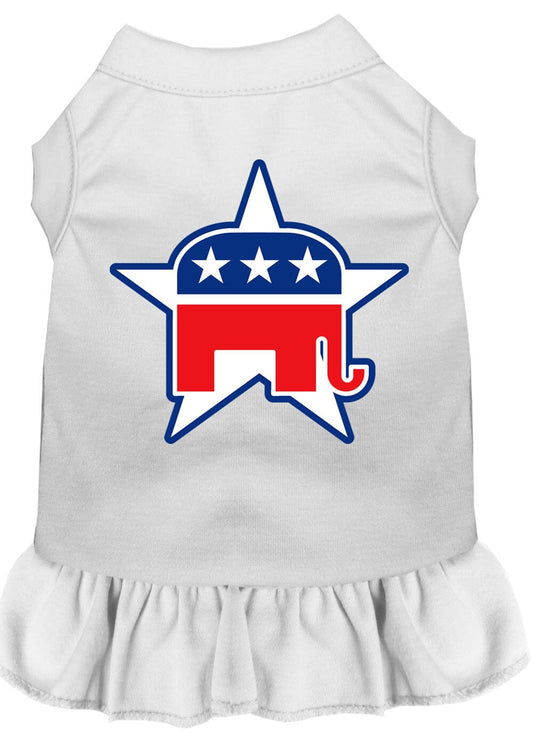 Pet Dress Screen Printed, "Republican"