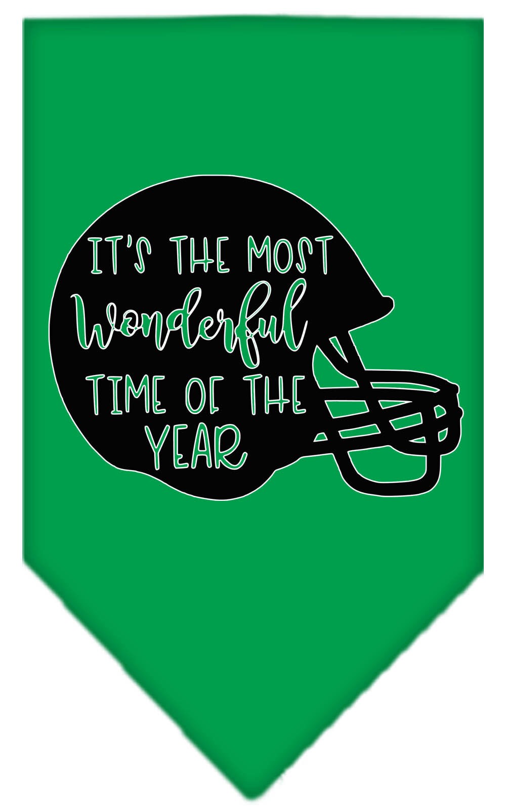 Pet and Dog Bandana, "Most Wonderful Time Of The Year (Football)"