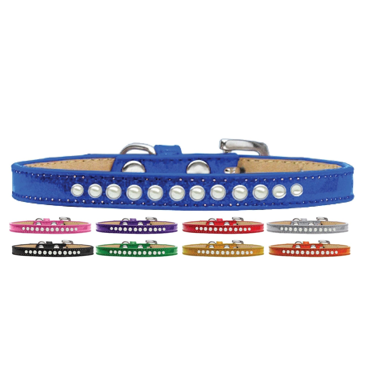 Collar para perros, cachorros y mascotas con diseño de helado, "One Row Pearl"