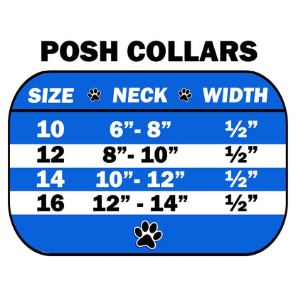 Collar con joyas para perros, cachorros y mascotas, "Posh Crystal Rimsets"