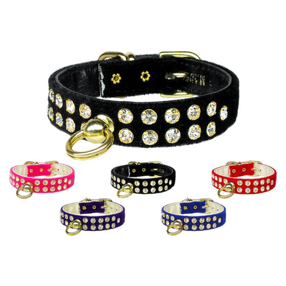 Collar para perros, cachorros y mascotas, "#31 Crystal Velvet"