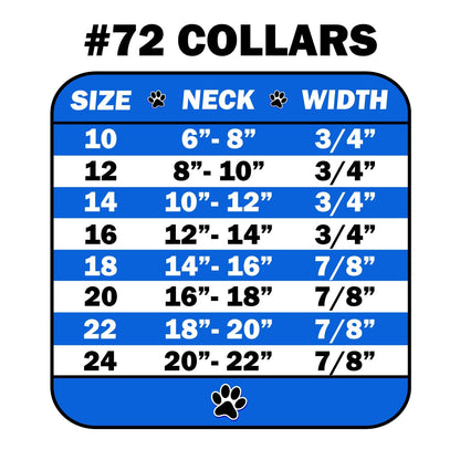 Collar para perros, cachorros y mascotas, "#72 Crystal Velvet"