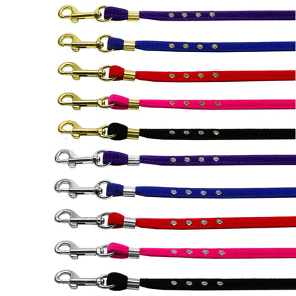 Dog, Puppy & Pet Leash, "Velvet 3/8" Inch Wide"