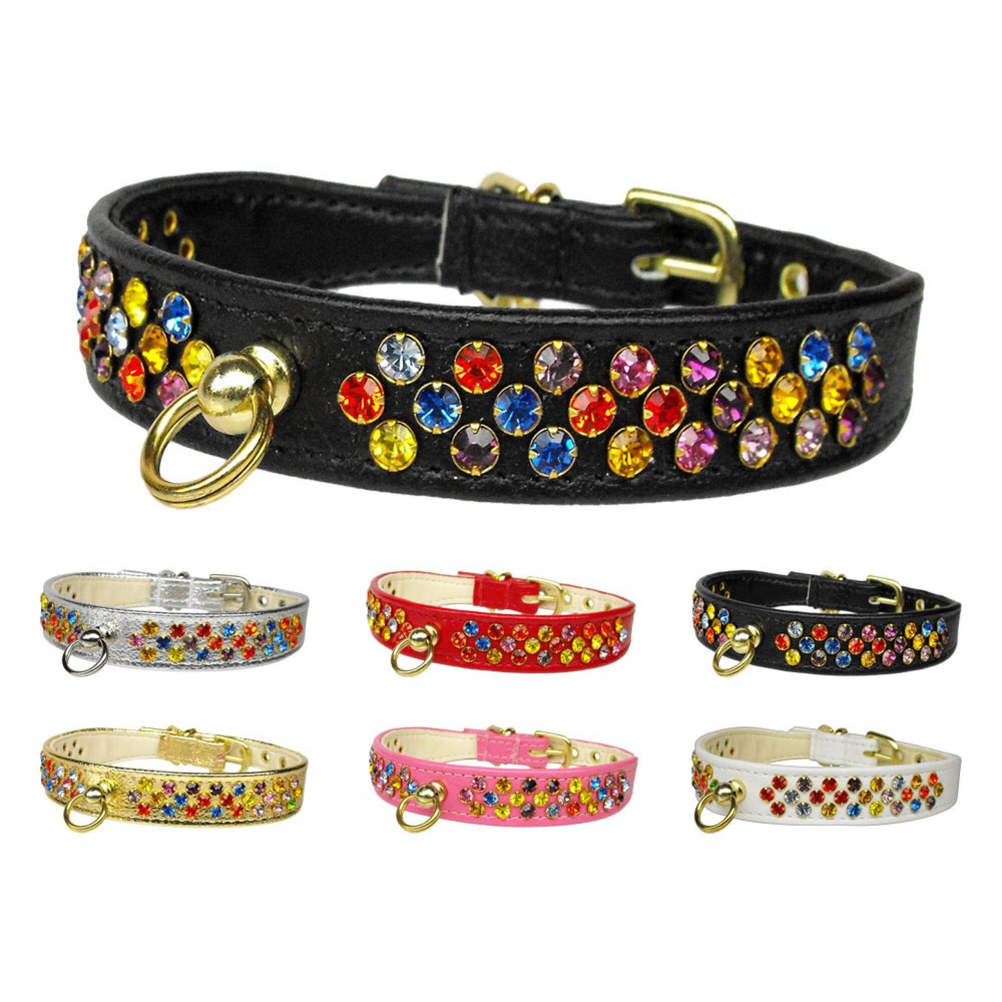 Collar para perros, cachorros y mascotas, "Confetti"