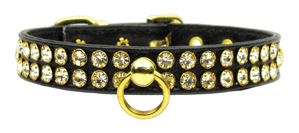 Collar para perros, cachorros y mascotas, "Swank Rhinestone"