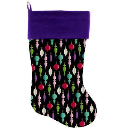 Christmas Velvet Stocking, "Christmas Party Group" **Choose from 5 different patterns!**