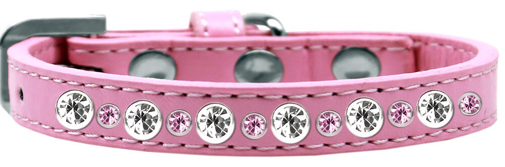 Collar con joyas para perros, cachorros y mascotas, "Posh Crystal Rimsets"