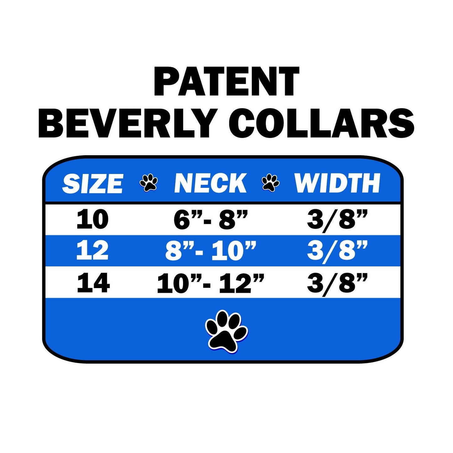 Collar para perros, cachorros y mascotas, "Patent Jewel Beverly"