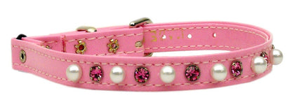 Collar de seguridad para gatos, "Patent Jewel &amp; Pearl"