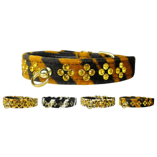 Collar para perros, cachorros y mascotas, "Animal Print Sahara"