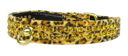 Collar para perros, cachorros y mascotas, "Animal Print Jungle King"