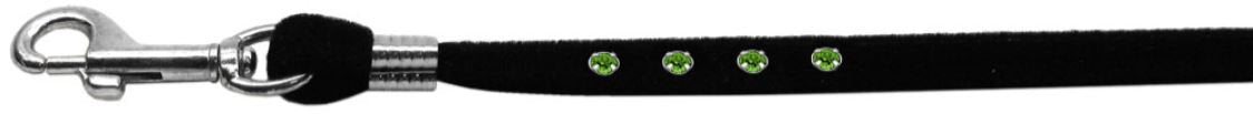 Dog, Puppy & Pet Leash, "Black Velvet Jeweled"