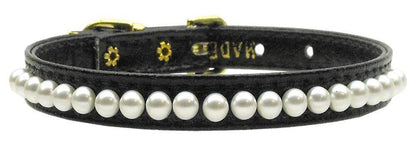 Dog, Puppy & Pet Collar, "3/8" Wide Pearl"