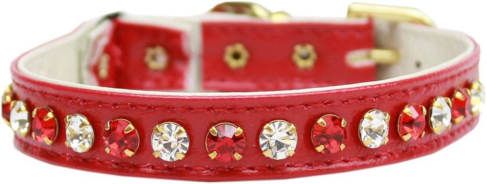 Collar de seguridad para gatos, "One Row Rhinestone Deluxe"