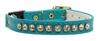 Collar con hebilla de seguridad para gatos, "One Row Rhinestone"