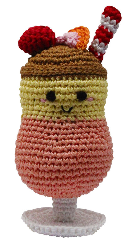 Knit Knacks Organic Cotton Pet, Dog Toy, "Beverages Group" (Choose from 9 different options!)