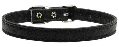 Collar liso para perros, cachorros y mascotas, de 3/8" de ancho