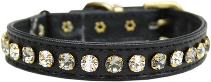 Collar de seguridad para gatos, "One Row Rhinestone Deluxe"