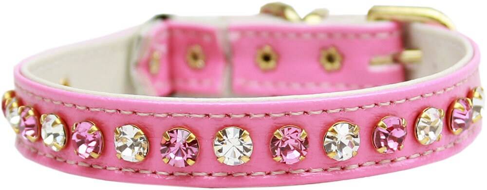 Collar de seguridad para gatos, "One Row Rhinestone Deluxe"