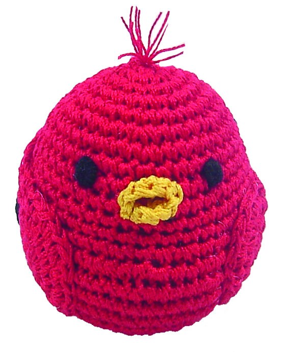 Knit Knacks Organic Cotton Pet and Dog Toys, "Birds & A Bee Group" (Choose from 5 Different Options)