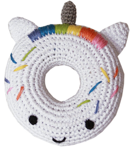 Knit Knacks Organic Cotton Pet & Dog Toys, "Magical Group" (Choose from: Unicorn, Poo, Donut, Rainbow or Dragon!)