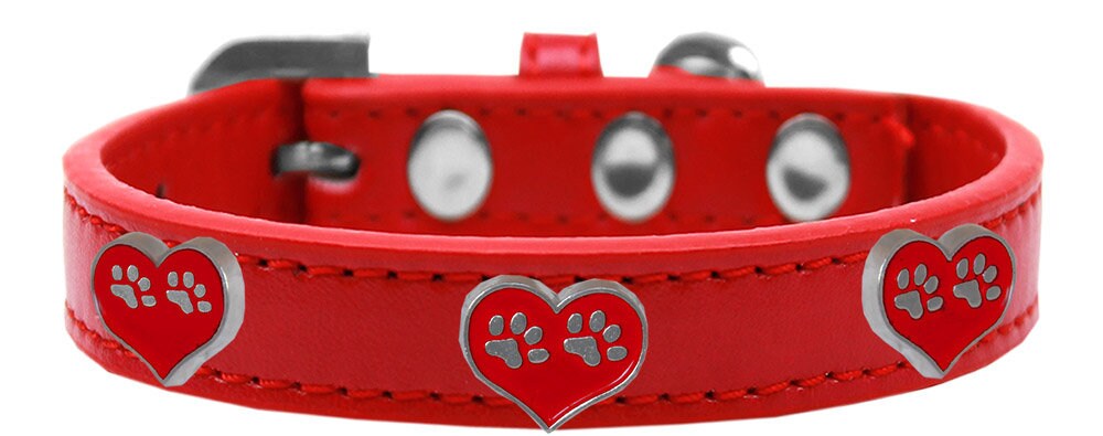 Collar de moda para perros, cachorros y mascotas, "Paw Hearts"