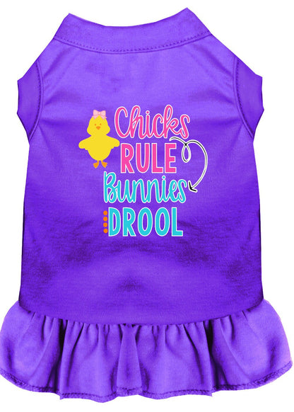 Pet Dress "Chicks Rule, Bunnies Drool"
