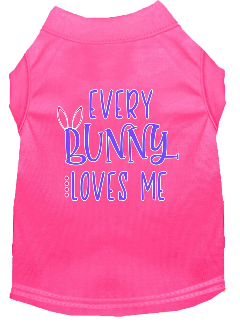 Camiseta para perros y gatos con serigrafía "Every Bunny Loves Me"