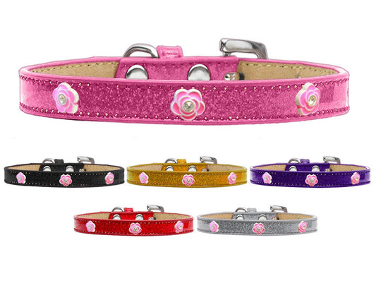 Collar con diseño de helado para perros, cachorros y mascotas, "rosa brillante"