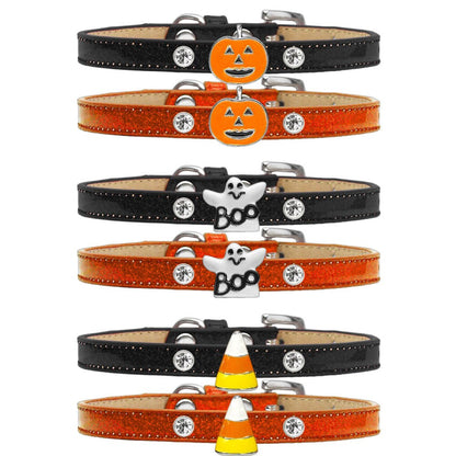 Collar de helado para Halloween para perros, cachorros y mascotas, "Halloween Charms" (disponible en: caramelo de maíz, calabaza o fantasma)