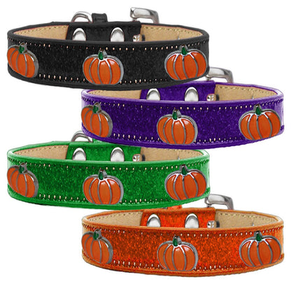 Collar con forma de helado para perros, cachorros y mascotas, "calabaza"