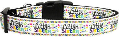 Pet Dog & Cat Nylon Collar or Leash, "Little Sister"