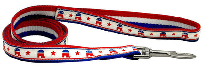 Collar o correa de nailon para perros y gatos, "Partidos políticos" (elija entre: republicano o demócrata)