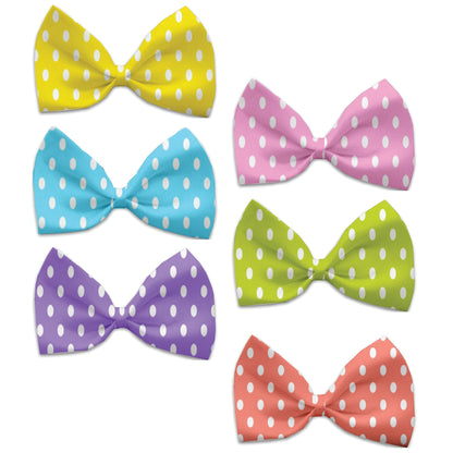 Pet, Dog and Cat Bow Ties, "Polka Dots Group" *Available in 6 different pattern options!*