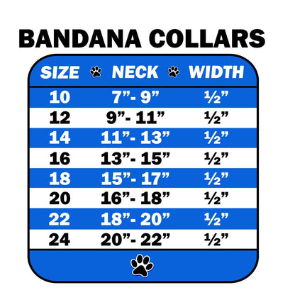 Collar tipo bandana para mascotas y perros, "Cuadros" *Elija entre: Cuadros rojos o Cuadros azules*