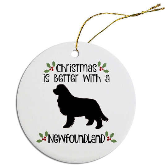 Christmas is Better with a Newfoundland Christmas Tree Ornament