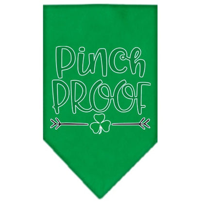 Pet and Dog Bandana Screen Printed, "Pinch Proof"