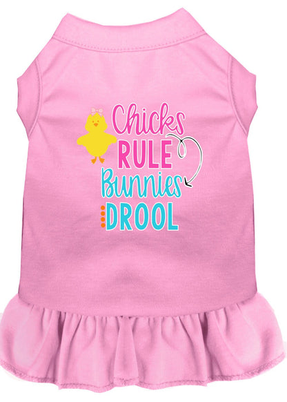 Pet Dress "Chicks Rule, Bunnies Drool"