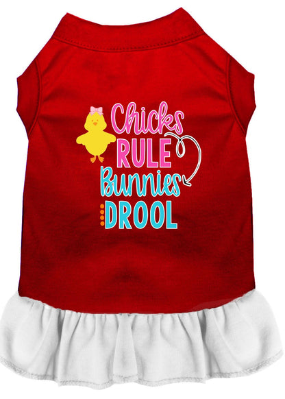 Pet Dress "Chicks Rule, Bunnies Drool"