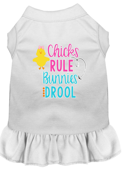 Pet Dress "Chicks Rule, Bunnies Drool"